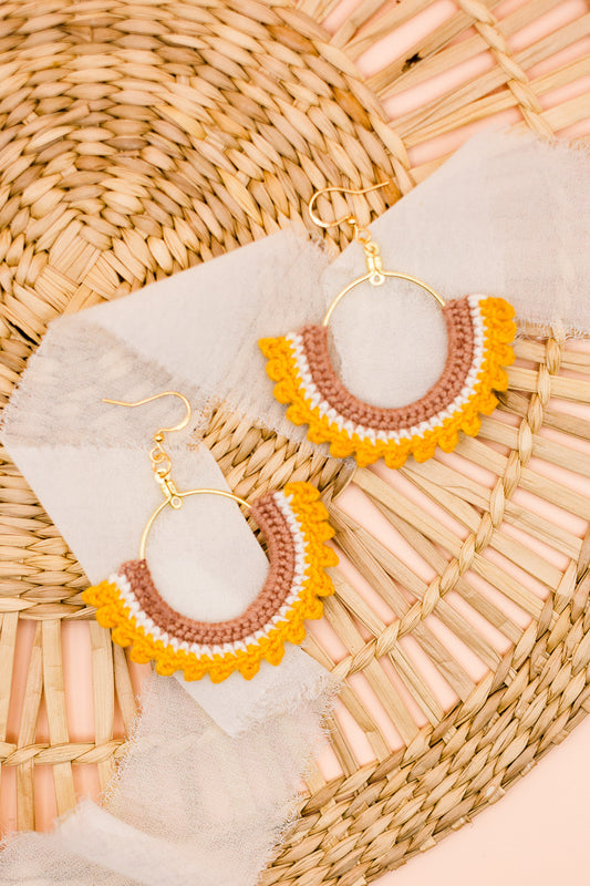 Pieces of Flair Earrings Sunflower Vibes