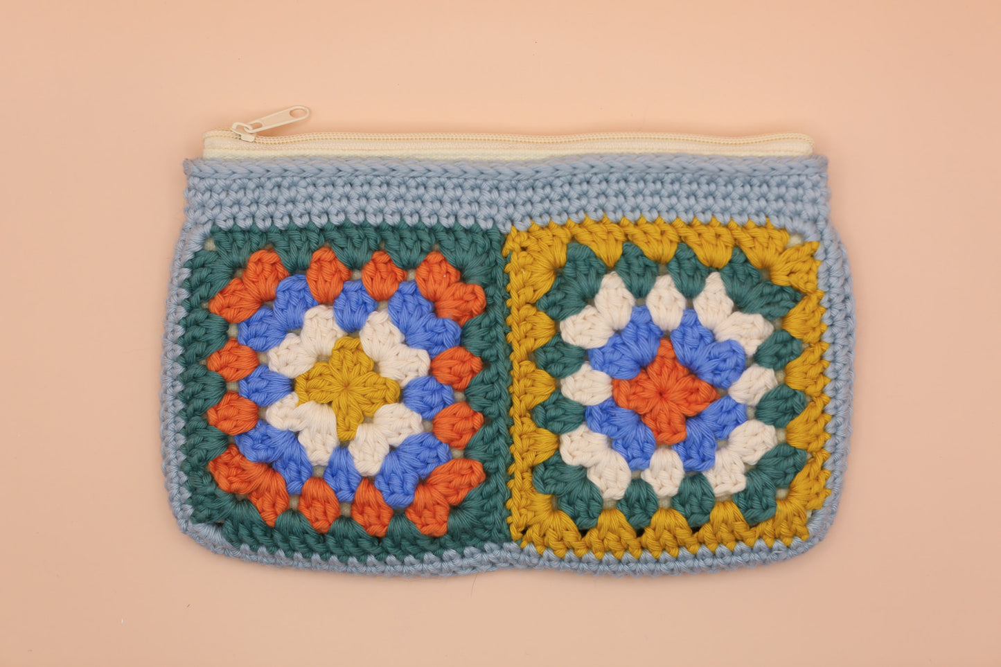 Granny Square Zip Pouch