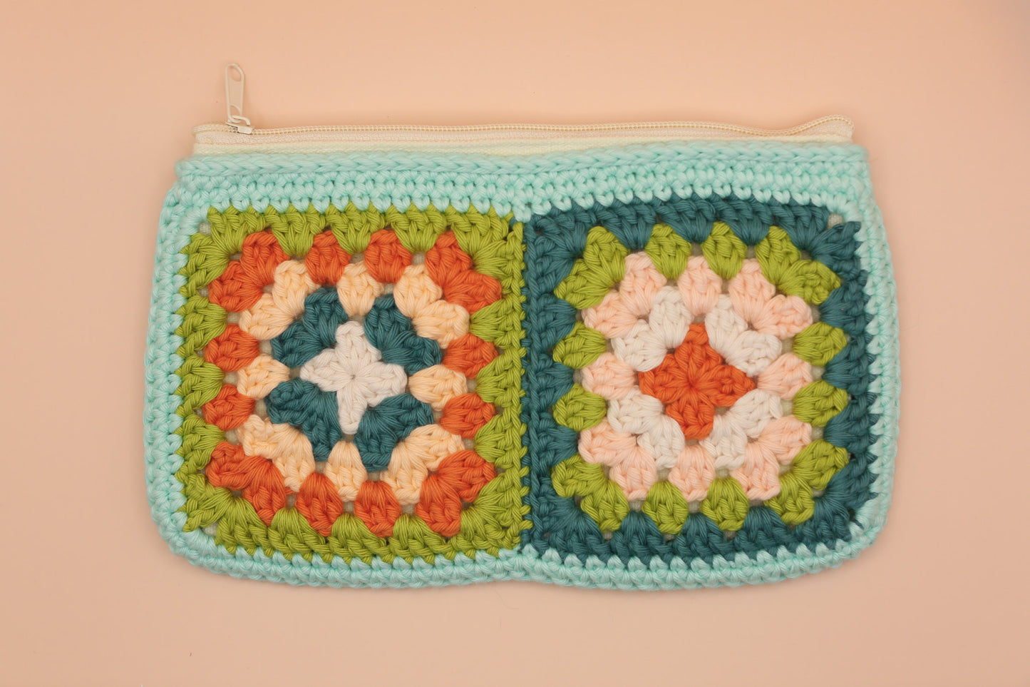 Granny Square Zip Pouch