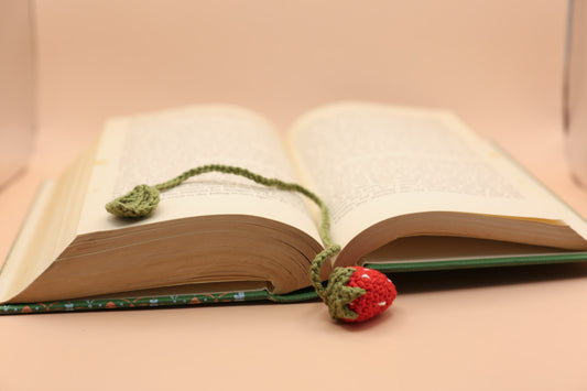 Strawberry Bookmark (red)
